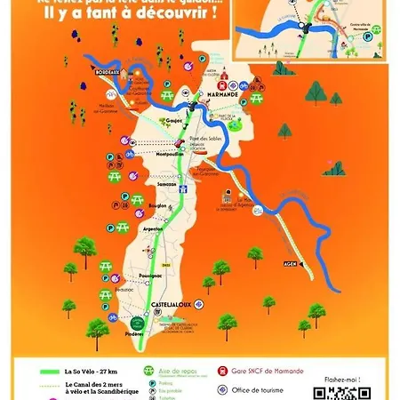 Le Trésor Du - - De Clarens - - Piscine - Parking - Wifi - Accès Privée - Golf - Casino - Terra Aventura - So Vélo Apartamento Casteljaloux